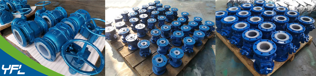 PFA lined ball valves