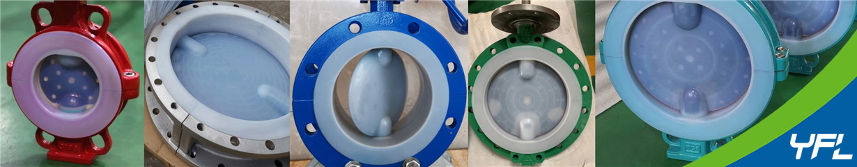 Fully Lined PFA butterfly valves