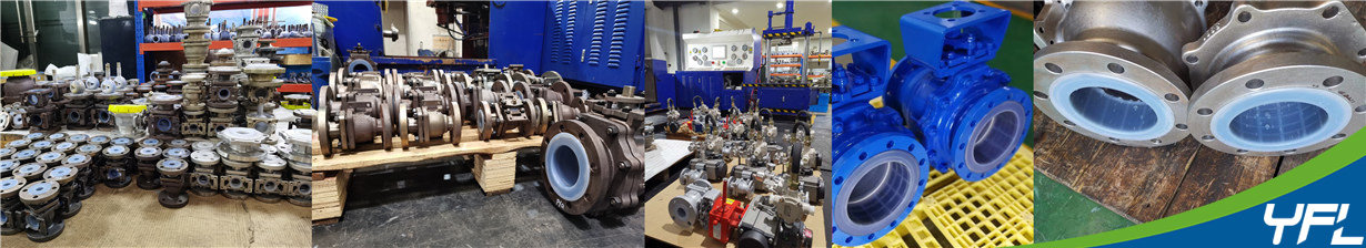 FEP PFA Ball valves production