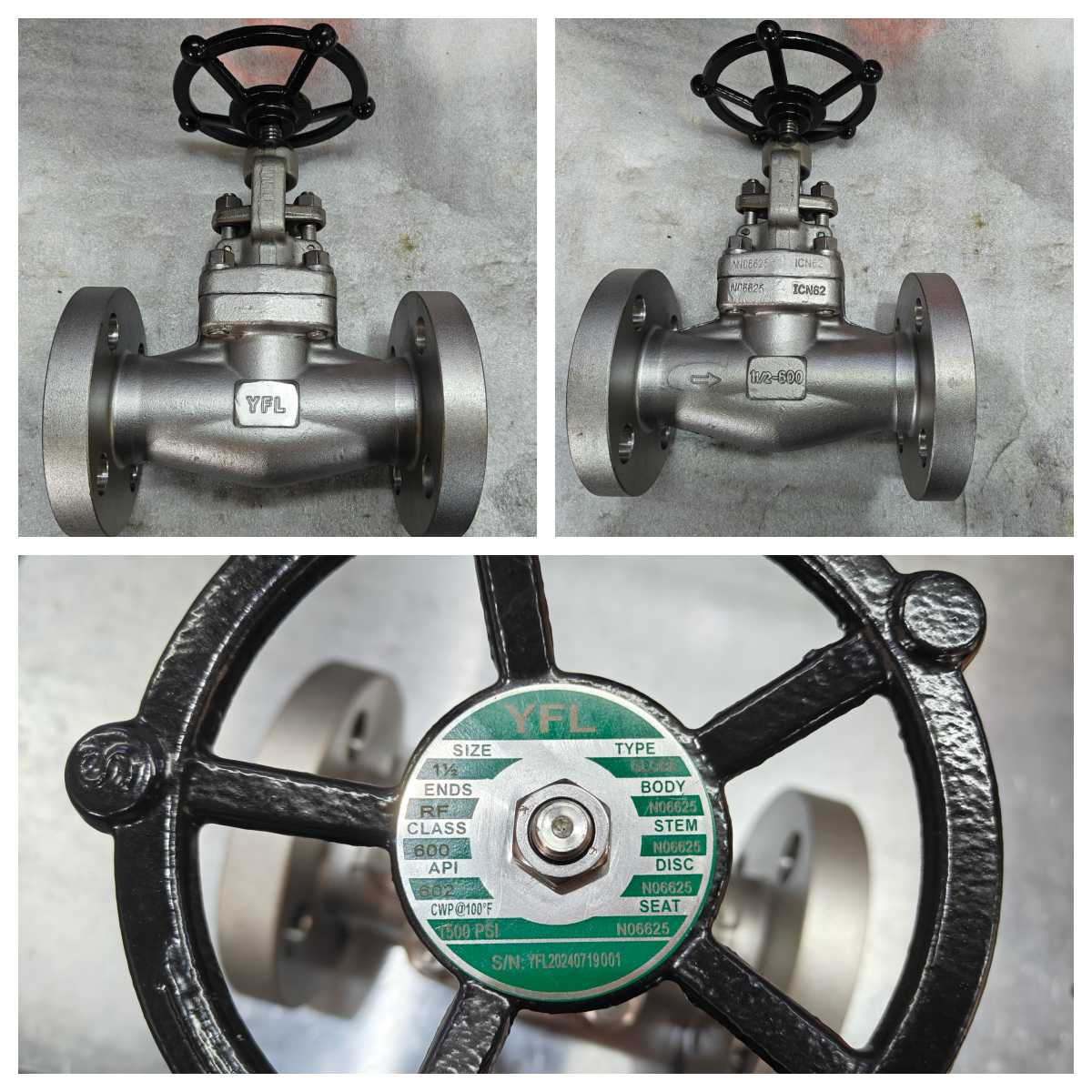 N06625 globe valve