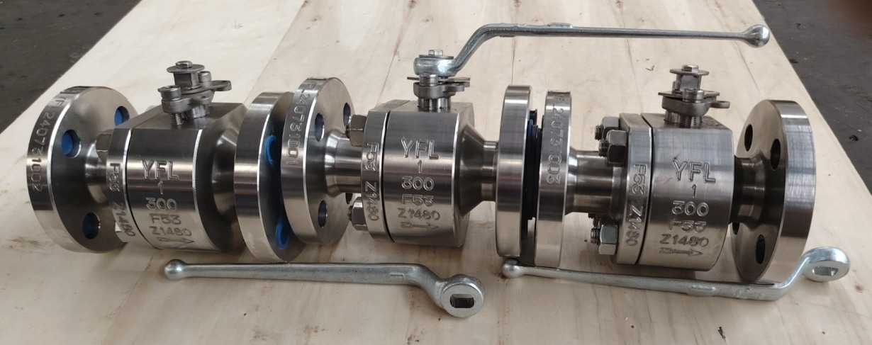 duplex F53 metal seated ball valves