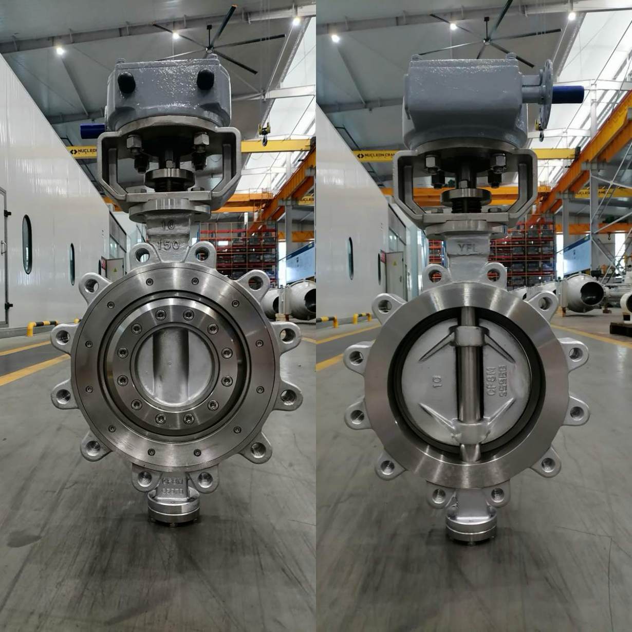 wear resistant metal seat butterfly valves