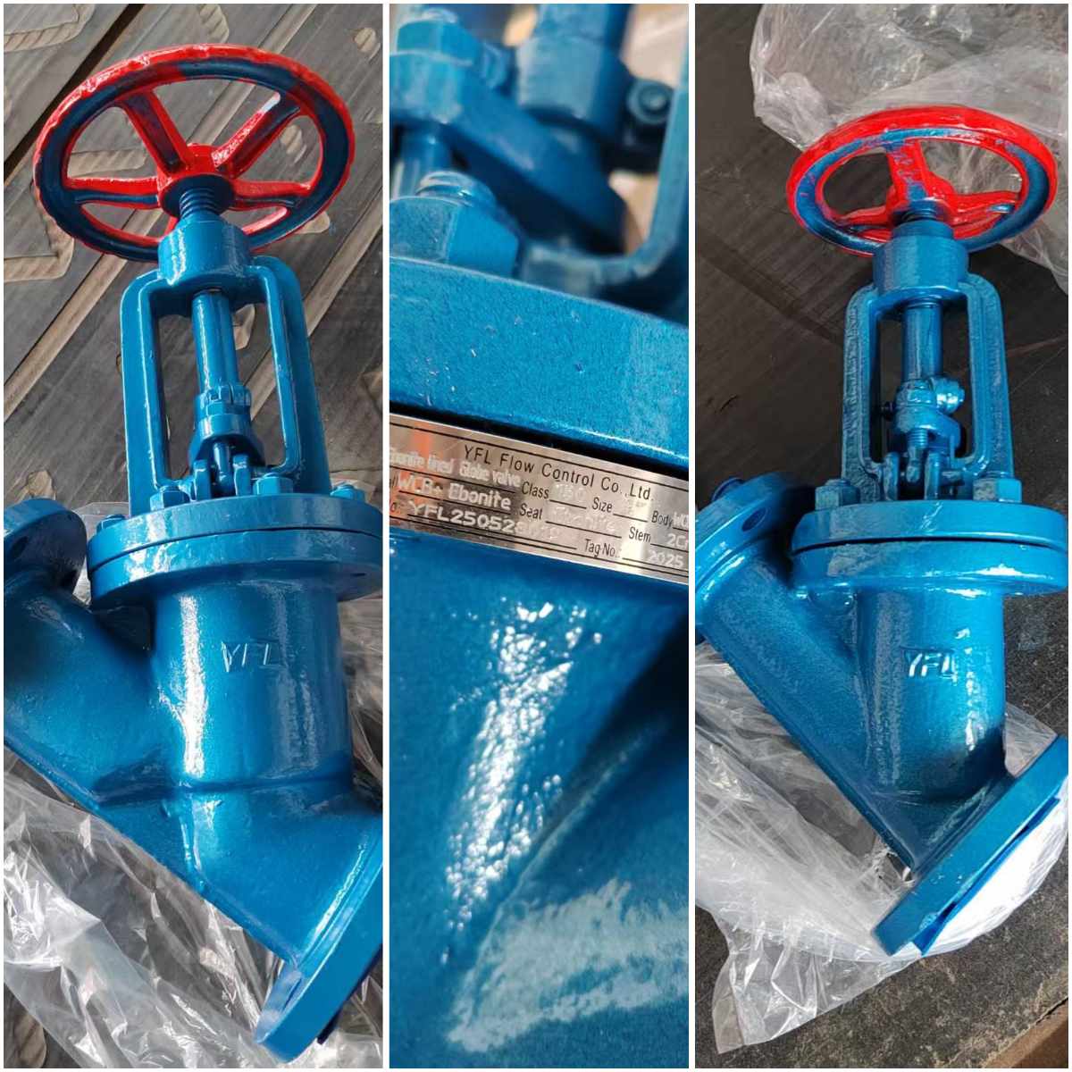 rubber lined globe valve