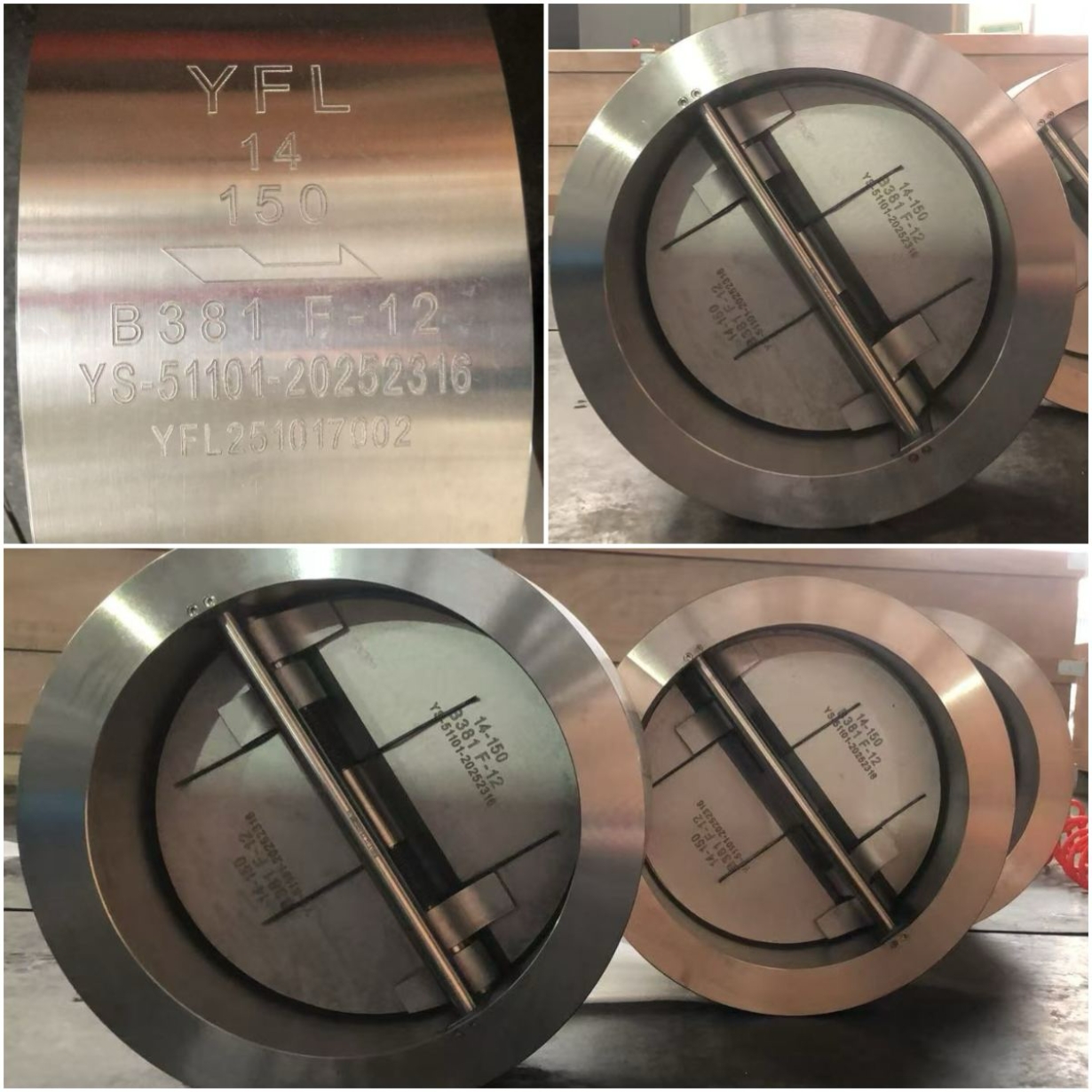 YFL Forged Titanium F12 wafer check valves