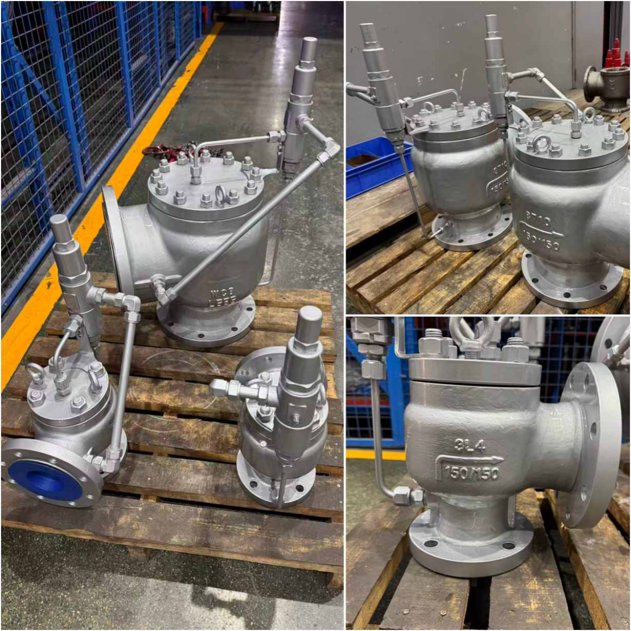 Pilot type safet valves