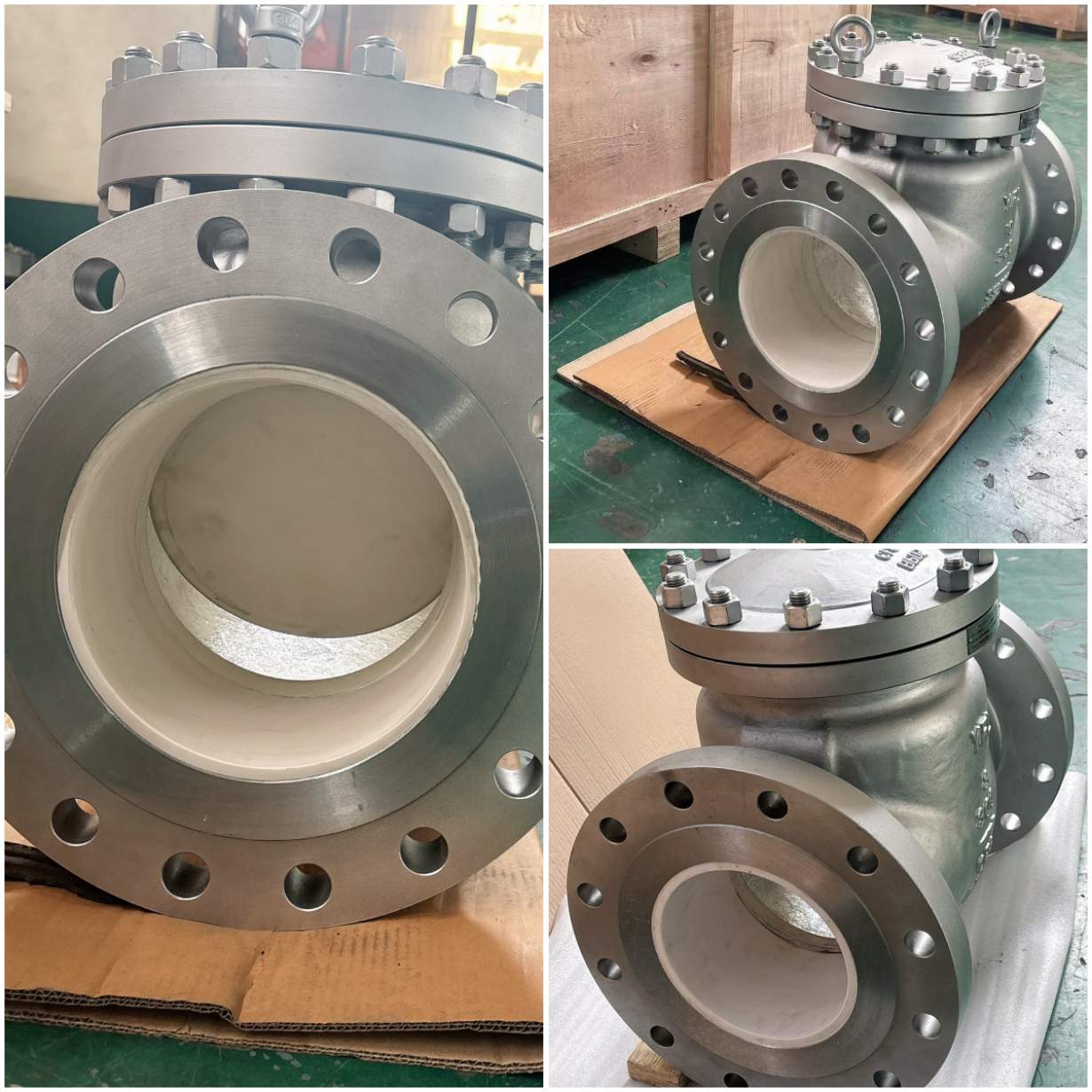 abrasion resistant ceramic swing check valves