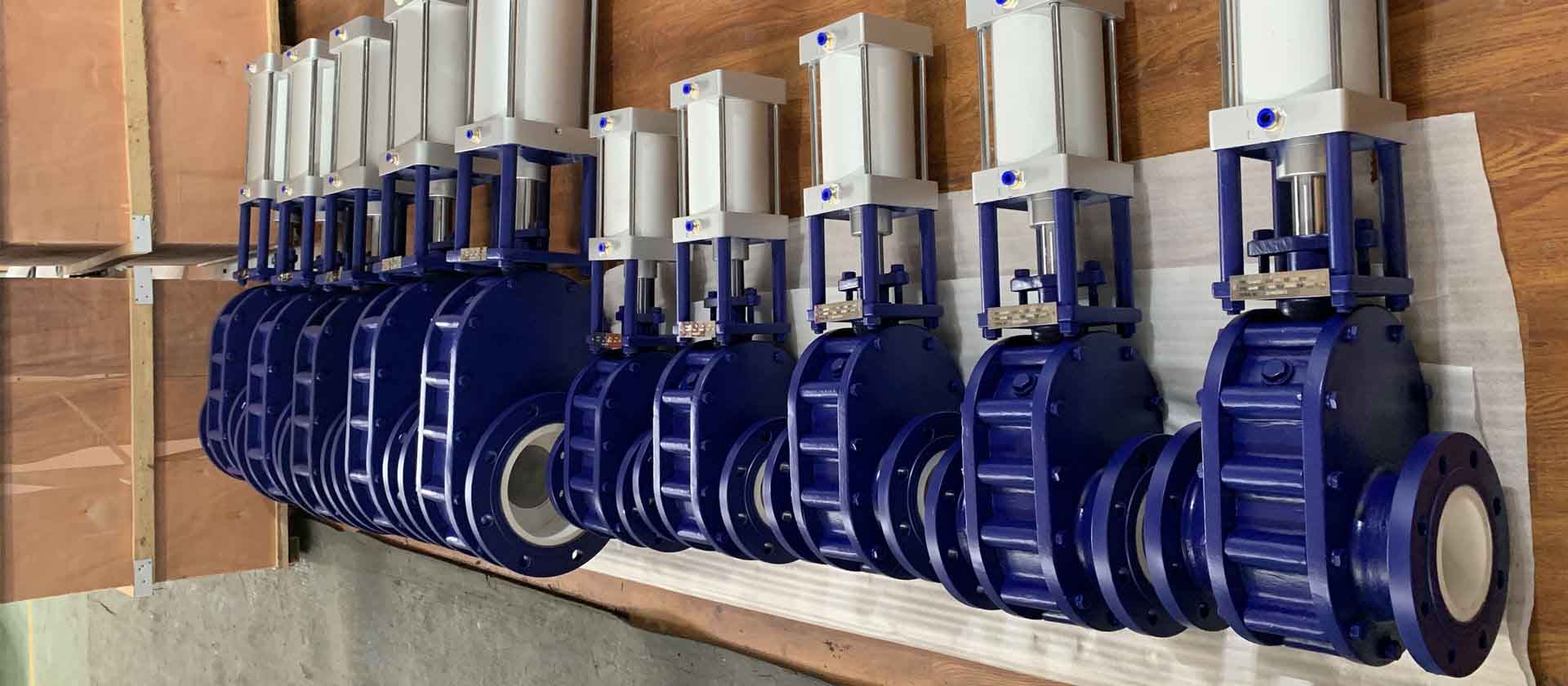 Ceramic Double Disc Gate Valves for FGD system in Coal fire power plants