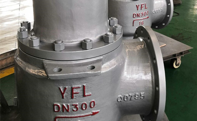 предохранительные клапаны yfl pn16 dn300, экспортируемые в южную африку для гидроэлектростанций